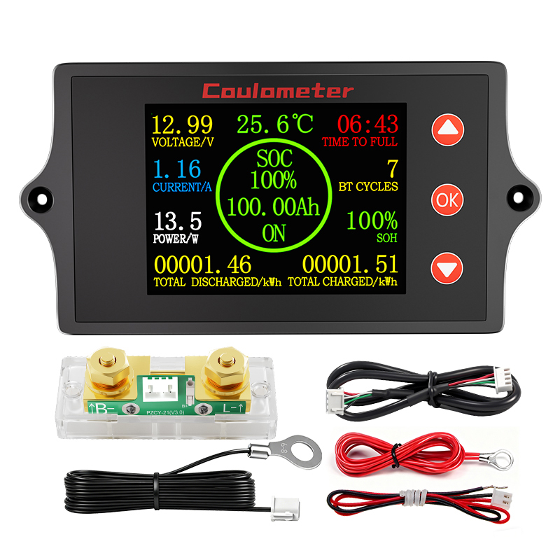Peacefair Digital Multifunction Battery Tester Universal Battery Monitor Charge Discharge Capacity Indicator Battery Pack