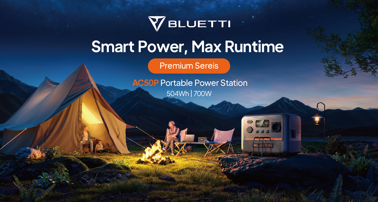 BLUETTI Premium Series AC50P Portable Power Station
