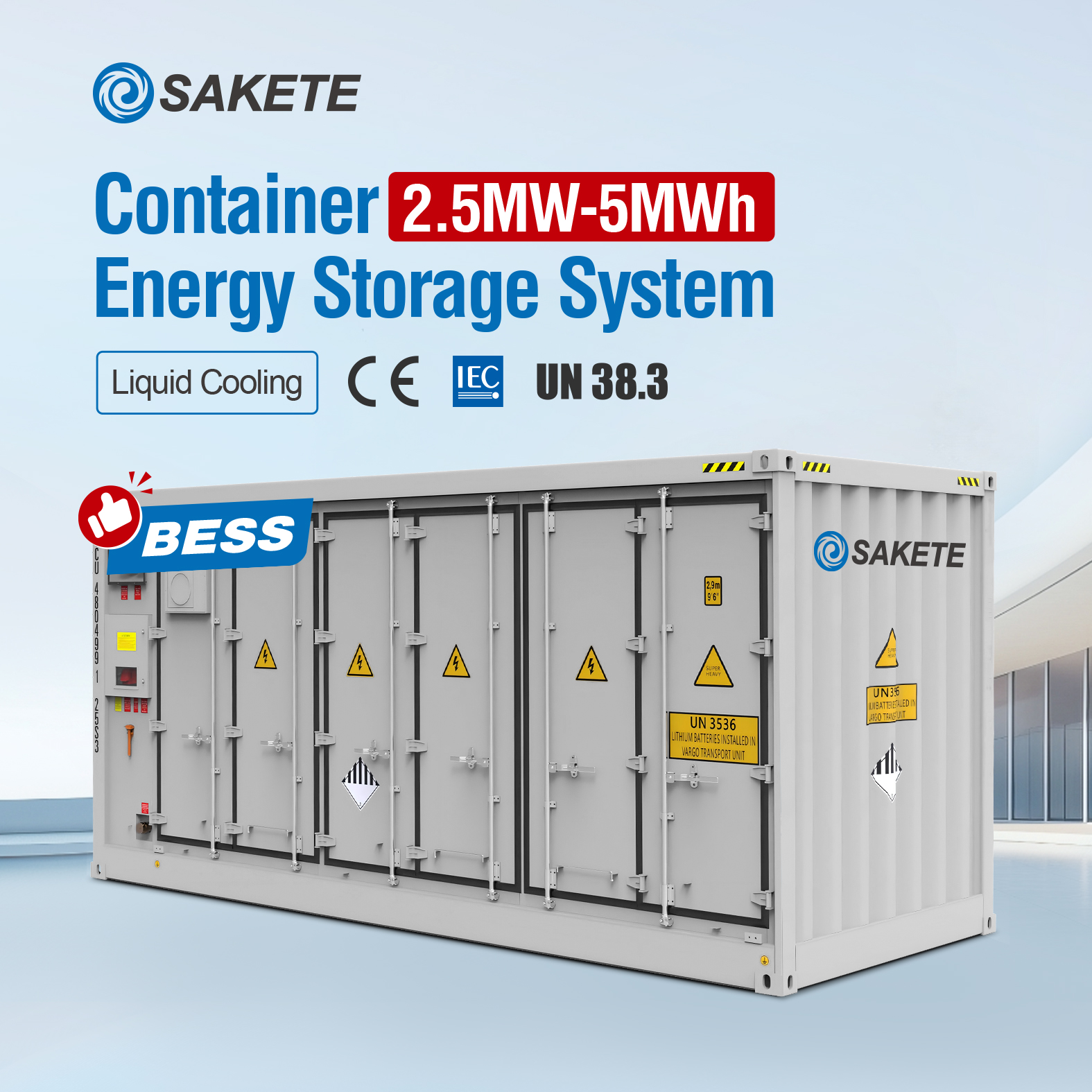 20ft 40ft Solar Energy Storage System 5MWh 10mwh Outdoor Energy Storage Container Battery System For Solar And Wind Projects