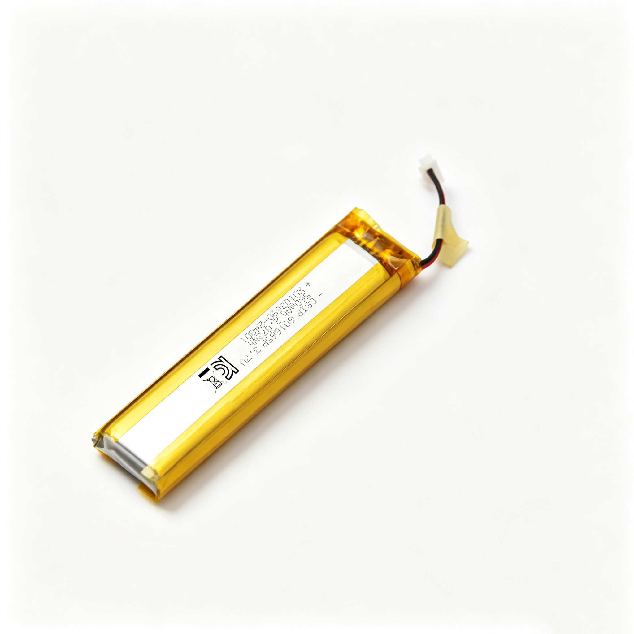 Pouch Lithium Polymer Battery 601665 560mAh 3.7V Li-Polymer Batteries KC Certificate JST PH2.0 Connector Lipo Battery