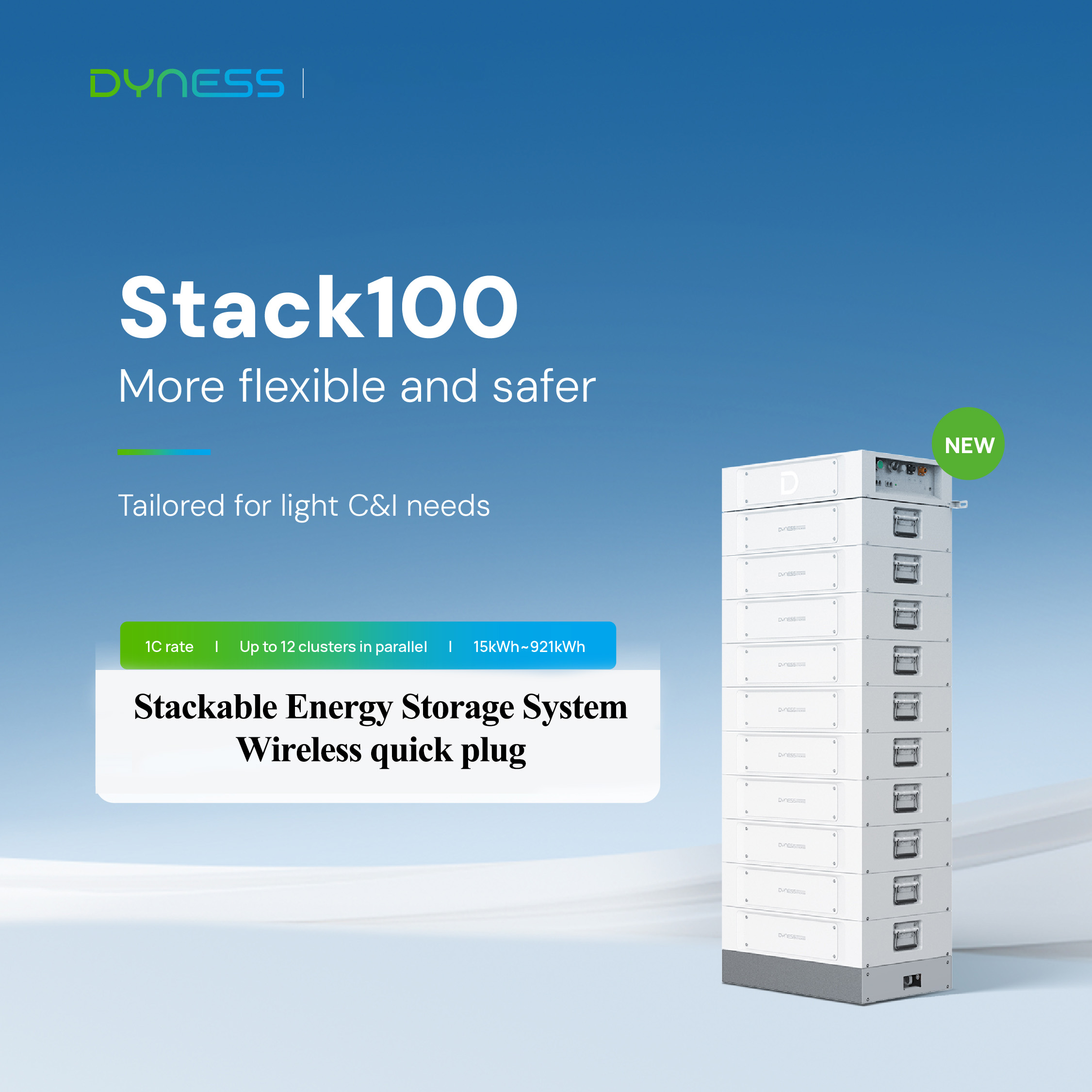 Dyness Stack100 High Voltage 20kwh 30kwh 40kwh 45kwh 50kwh 60kwh 30kw High Voltage Solar Lithium Lifepo4 Rack Battery System