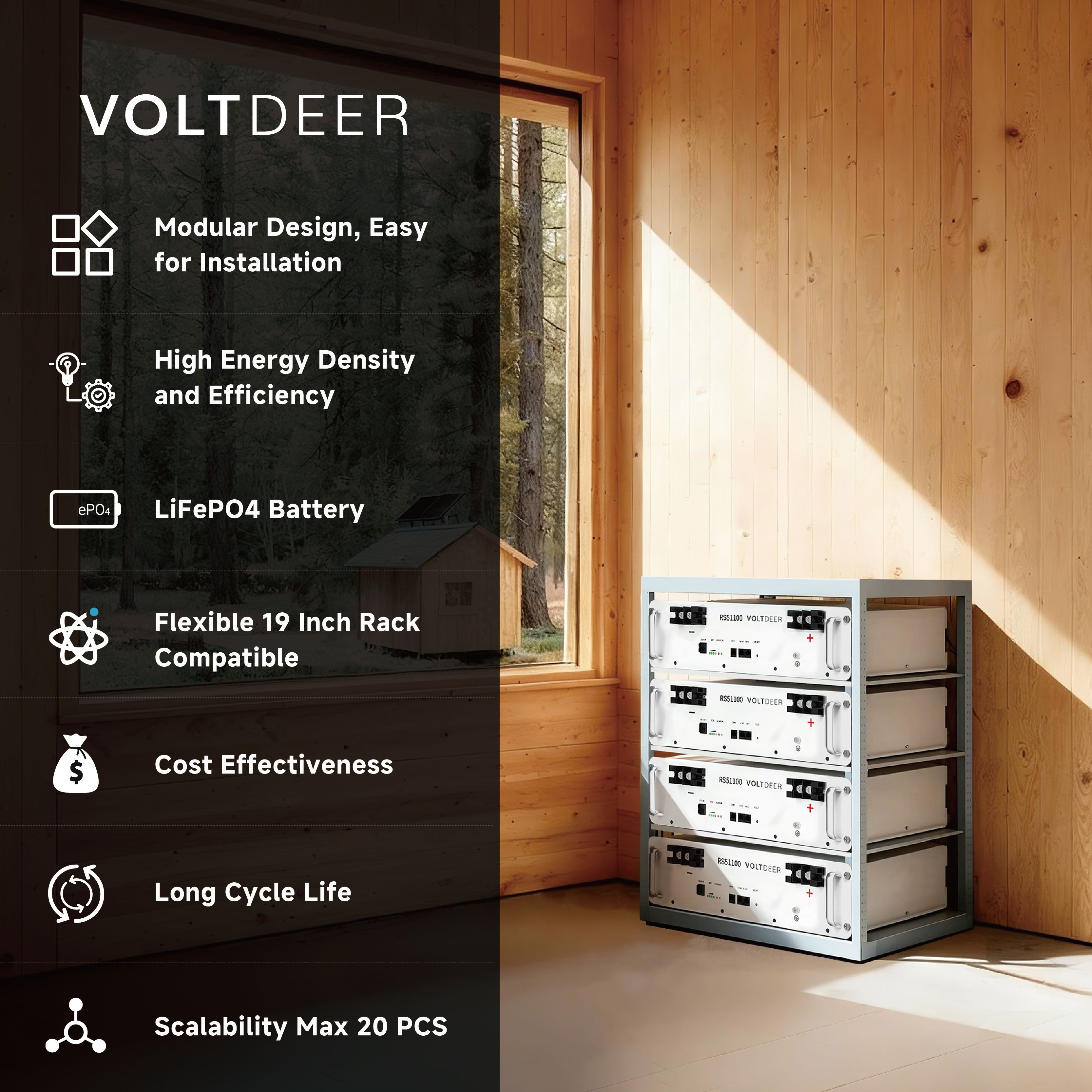 Hot Selling Cheap Lithium Battery 51.2v 100ah Energy Storage for Home Solar Energy System