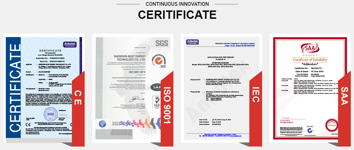 Certifications Banner