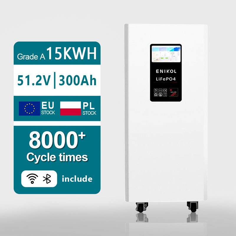EU Stock 300ah Lithium Solar Battery 15kwh Lifepo4 Battery Mobile 51.2v Home Energy Storage