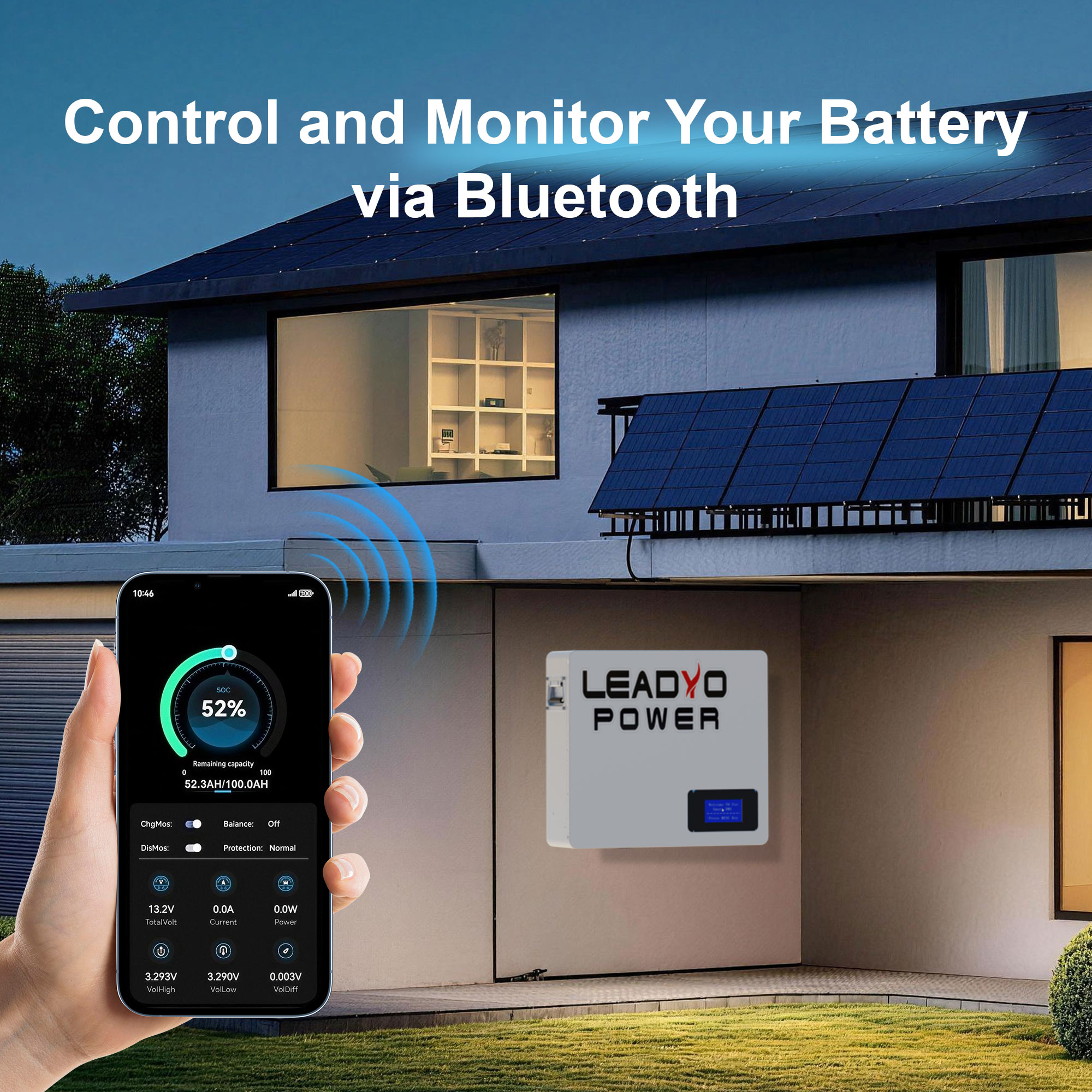 Wall Mounted 16kwh Lifepo4 Solar Battery Batterie Lithium Home Residential Energy Storage Battery 48V 51.2V 314Ah Powerwall