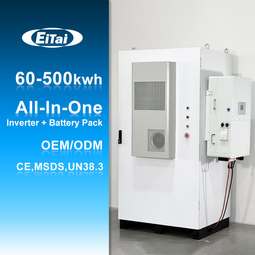 Hv Ess 30Kw 40Kw 50Kw 60Kw 100Kw Commercial Solar Panel Battery 60Kwh 70Kwh 80Kwh 90Kwh 100Kwh Pv Energy Storage Battery System