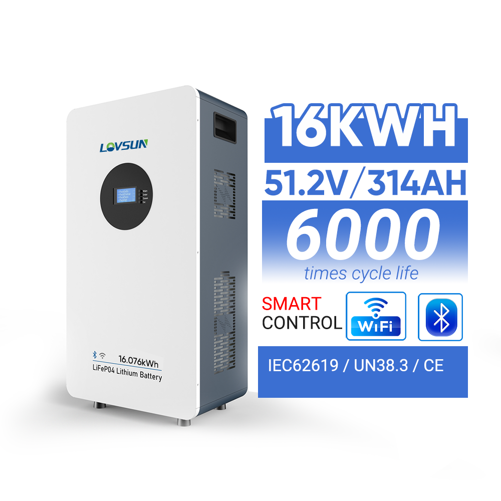 15KWh 16KWh 48v 51.2v Lifepo4 Battery Pack 314ah 15kw 16kw Solar Energy Storage Lithium Ion Batteries for Solar Power System