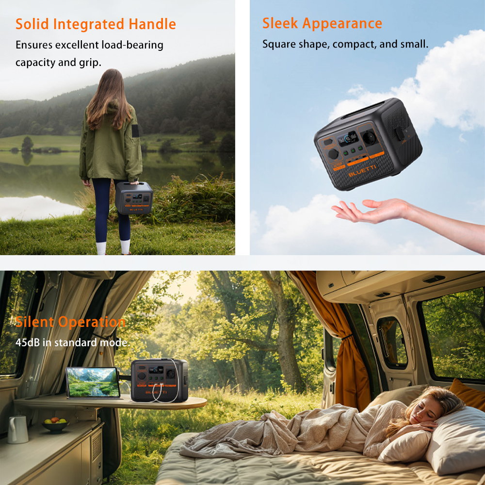 Bluetti Portable Solar Generator AC50P Ac Power Bank Mobile Lithium Battery Spare 600W 700W Power Station