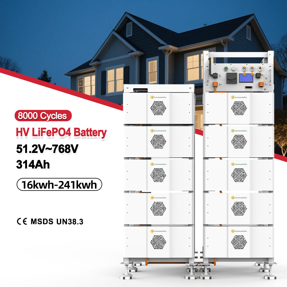 High Voltage Solar Power Battery 30kwh 50kwh 113kwh 241kwh Energy Storage Battery 500kwh for Home/commercial Use