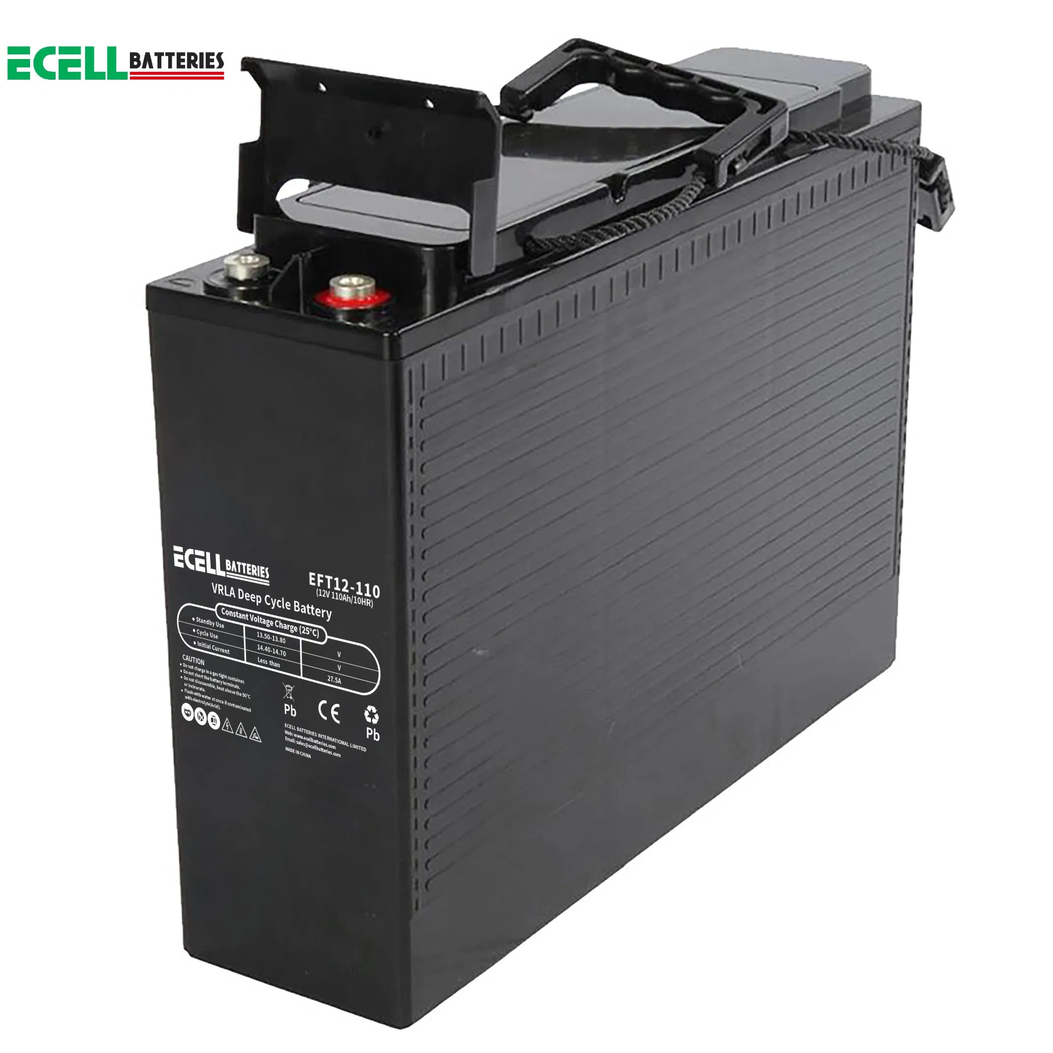 Reliable 12V 80ah Lead-Acid Front Terminal Battery Built for Mission-Critical Telecommunications Infrastructure