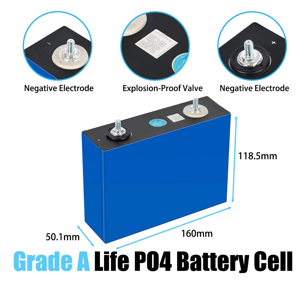 CORNEX 3.2v 100ah 105ah Lifepo4 Power Cell 3.2V Lithium Iron Cell 105AH Eu 3.2V 150ah Rechargeable Battery Pack Energy Storage