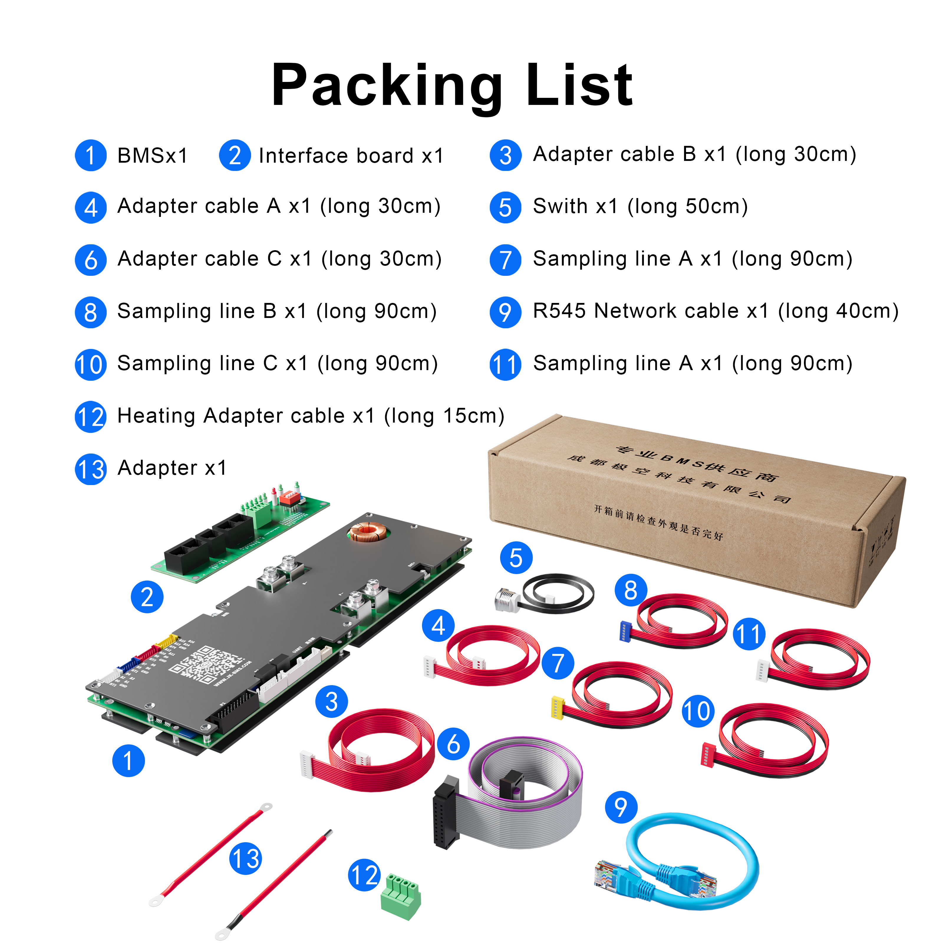 JK BMS V19 16S 200A Battery Management System 48V Lithium Ion Parallel Support RS485 CAN BT JK BMS 200A