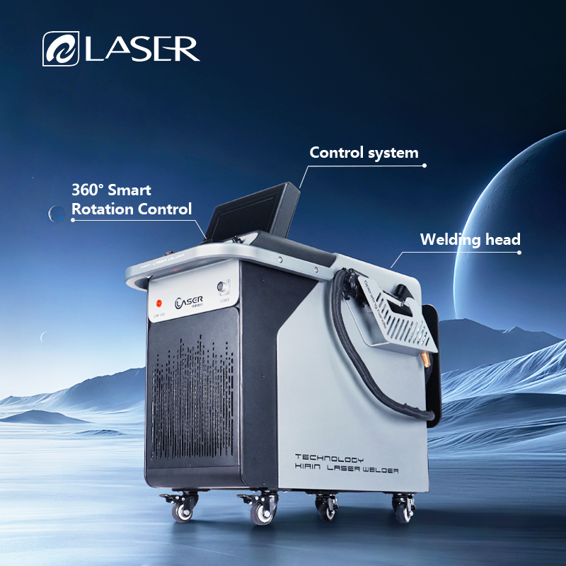 1.6kw Energy Storage Welding Air Cooled Portable Handheld Battery Laser Welding Machine 5 in 1 for Lithium Battery Pack
