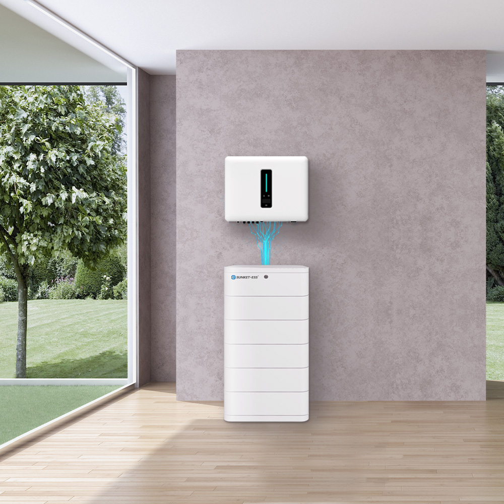 Sunket EU Germany Stock Stacked Lithium Iron Batteries Pack 20kw LIFEPO4 Battery 20kwh Solar Energy Storage Battery