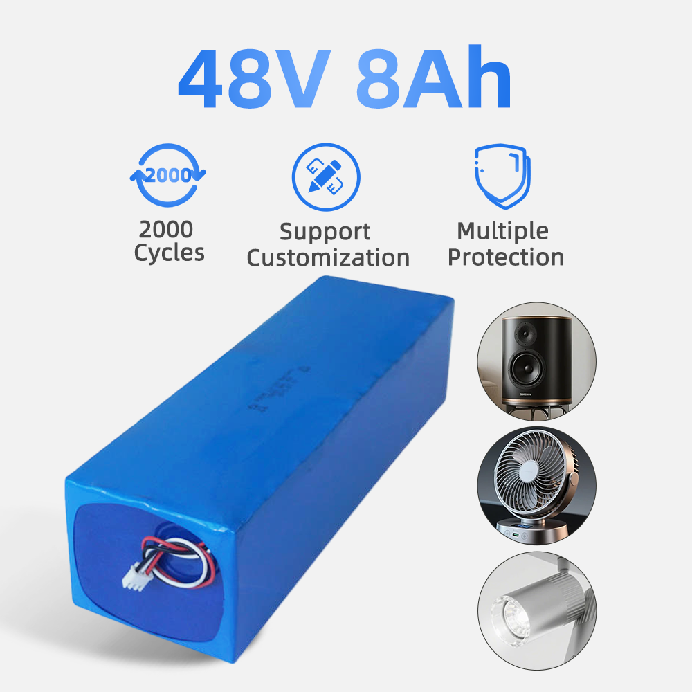 Factory Wholesale 48V 8Ah Cylindrical Lithium Ion Batteries 18650 Lithium Battery Cells