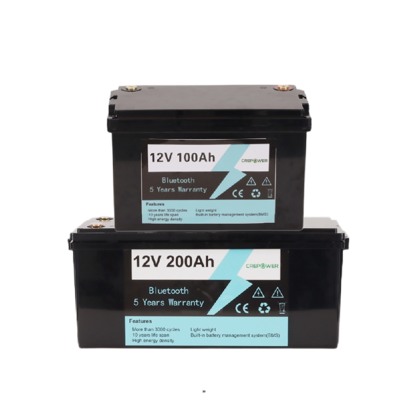 LiFePO4 12V 200ah Lithium Technology Smart BMS Inside Solar Storage Battery