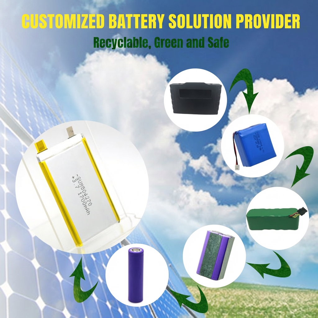 High Safety Polymer Lithium Battery 3.7V 1700mAh Manufacturer 500 Cycles long life
