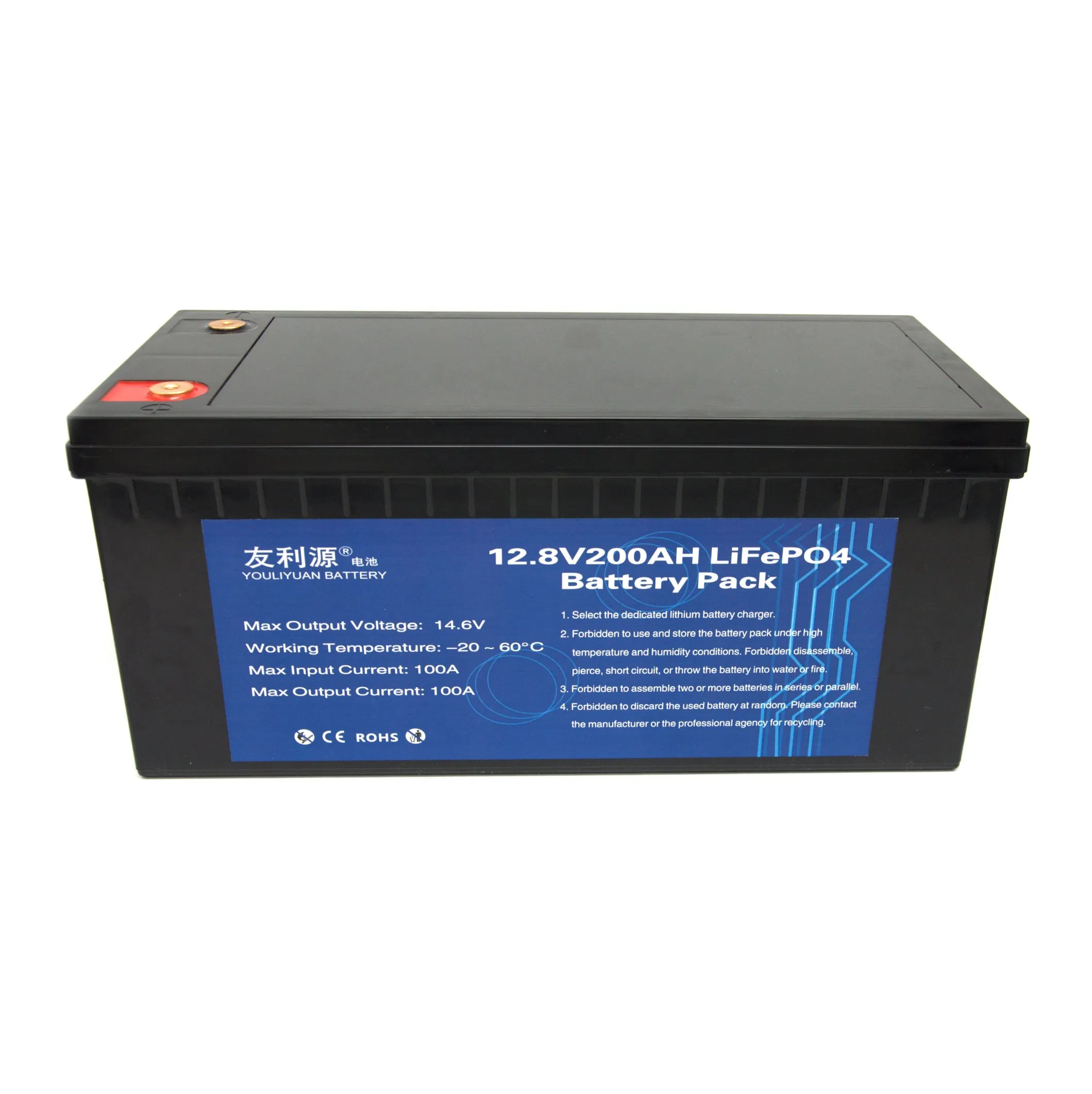 Us and Europe Most Popular Best Seller Lead Acid Replacement Solar RV Marine 12V 100ah 200ah 300ah LiFePO4 Lithium Ion Battery