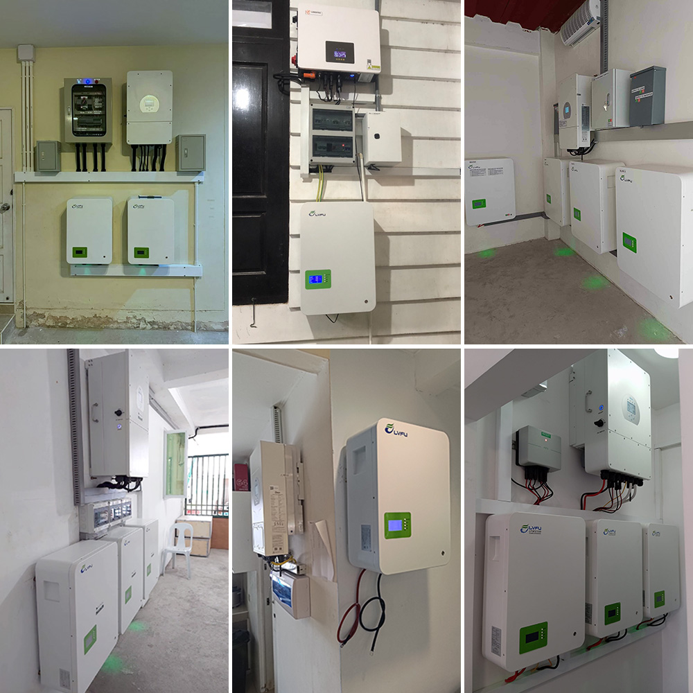 LVFU 15kwh 20kwh wall mounted home energy storage batteries lifepo4 10kwh powerwall household lithium iron phosphate battery