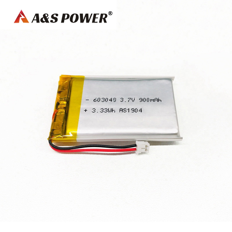 Factory Supplier 3.7v 7.4V Lipo Batteries 603048 900mAh Lithium Polymer Battery for Electric Toys