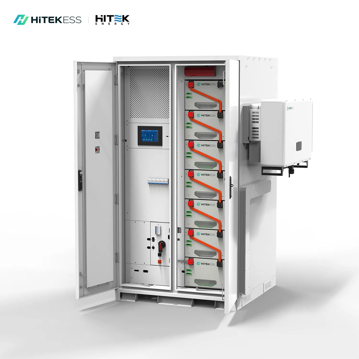 Hitek 50kw 100kwh Commercial and Industrial Outdoor Cabinet Bess 100kw Energy Storage System Customizable 100kwh Battery Storage Container