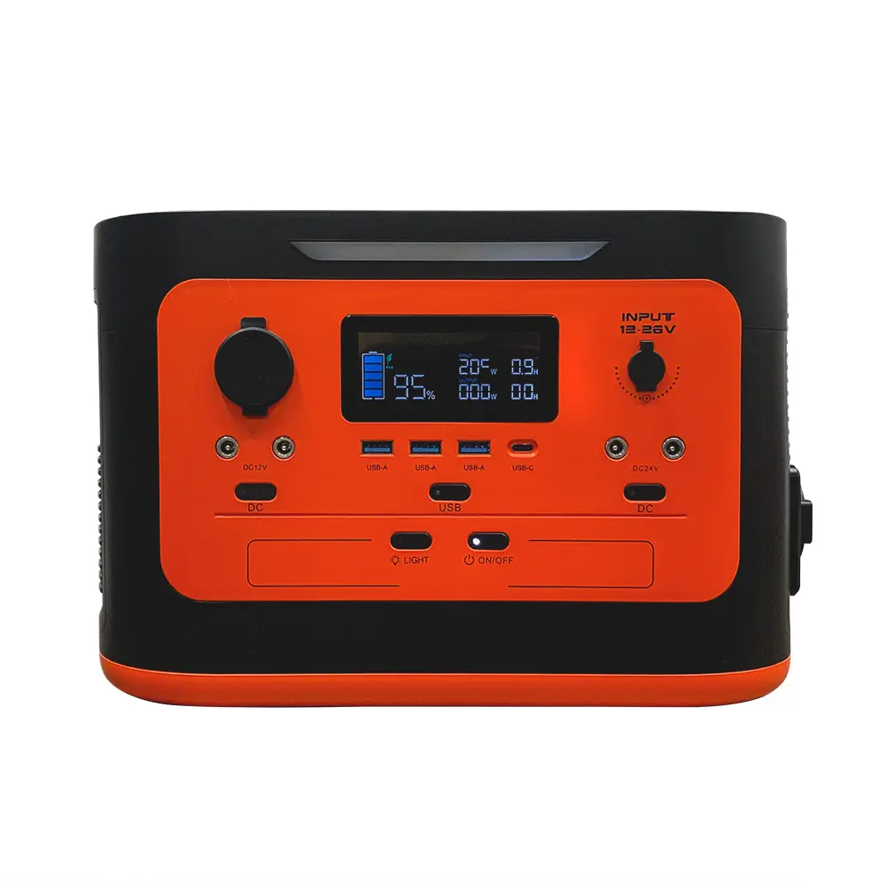 Fast Charging 220V Wireless Emergency Portable Power Station Camping 600W 800W 1000W Portable Outdoor Power Stations