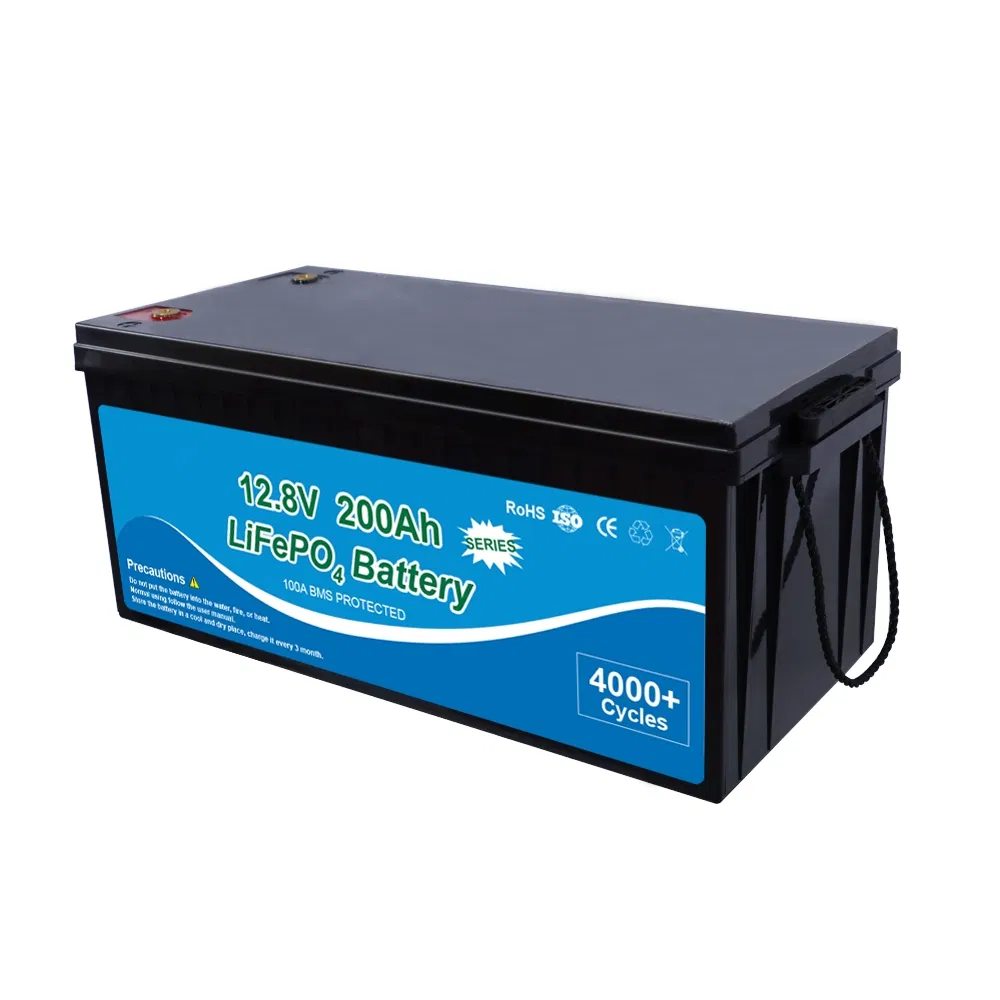 12V 200ah LiFePO4 Battery Lead Acid Replacement Deep Cycle Lithium Battery for Solar RV Marine
