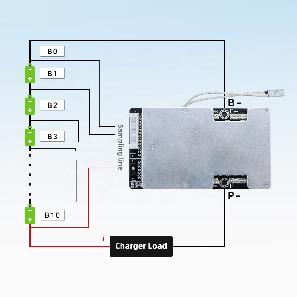XJ BMS 4S 5S 6S 7S 8S 9S 10S 11S 12S 13S 14S 15S 16S 17S 18S 19S 20S 21S 48V 20A 30A 40A Lifepo4 NMC Sodium Ion Li-Ion Battery