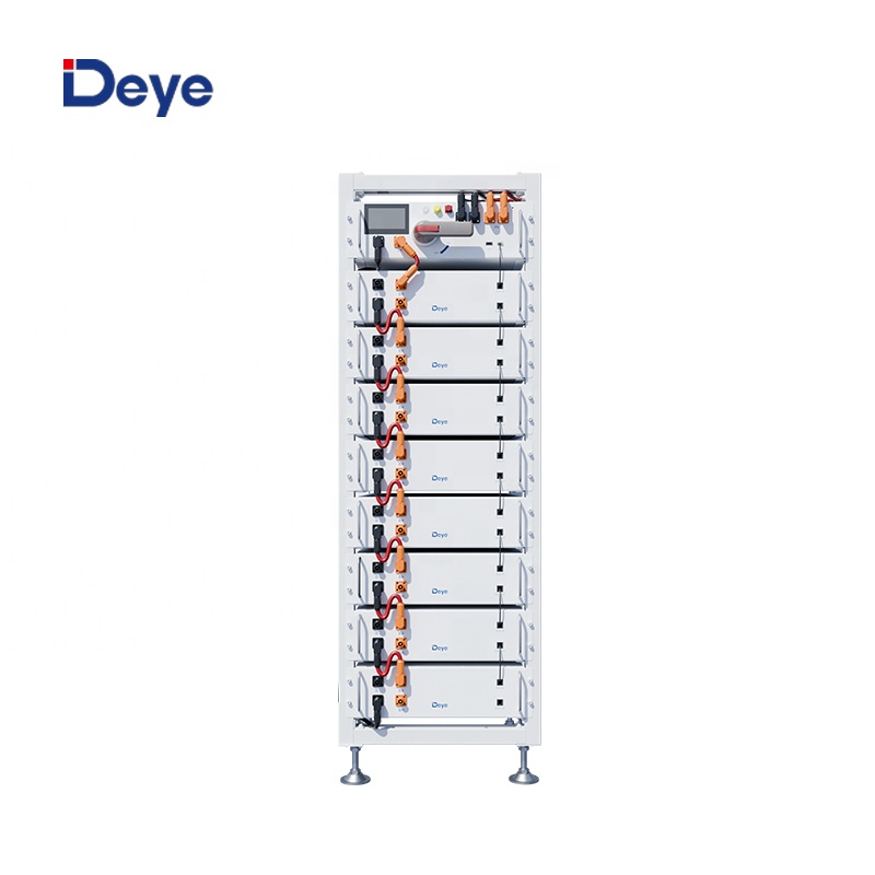 Poland in Stock Deye Bos-g Pro 5.1 BOS-G-Pack5.1 Lifepo4 Hv 51.2 V 100ah 5.12 Kwh High Voltage Lithium Battery