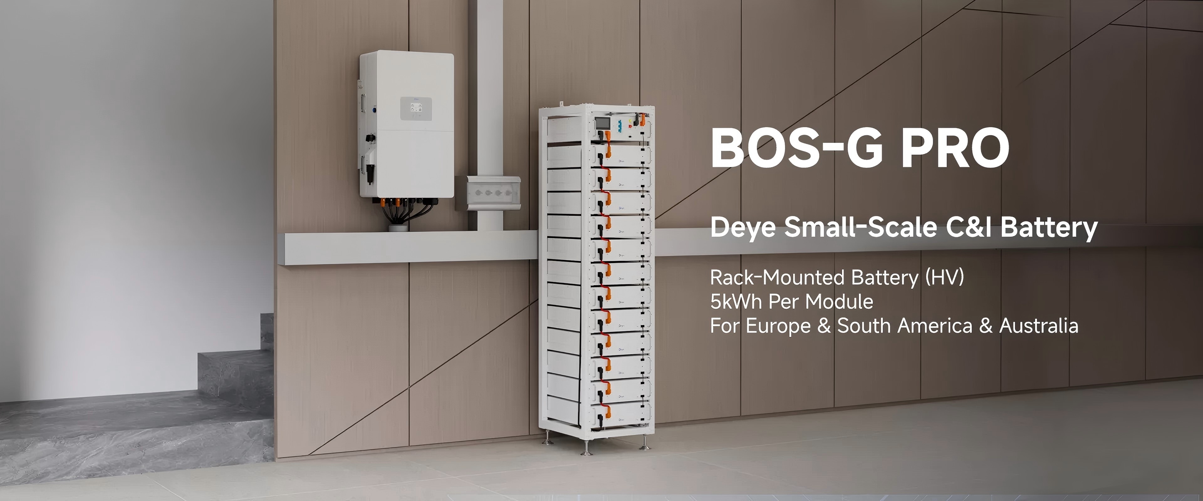 Deye BOS-G-Pro High-Voltage Lithium Battery