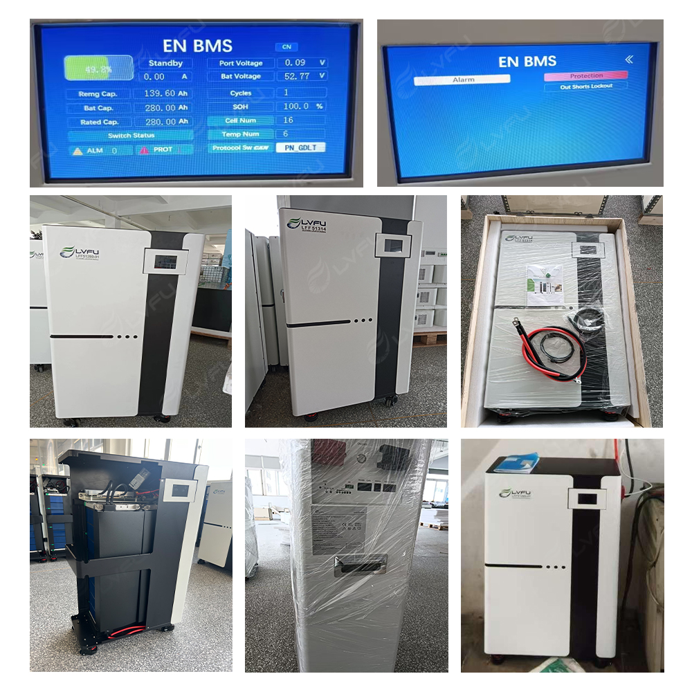 LVFU EU/MY/PK/ID/PH Stock 30KW Solar Battery 15KW 16KW Lithium Ion Battery 30 KWh 48V Lifepo4 Battery 280Ah