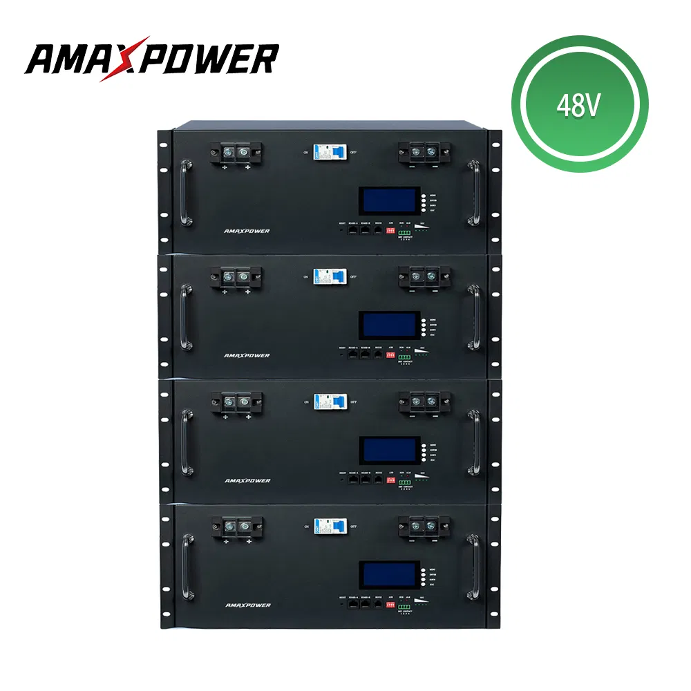 Advanced Technology 48V/51.2V 5/10kwh Rack-Mounted Using Lithium Ion Pack LiFePO4 Battery for Smart Solar Energy Storage and Back-up Power Management