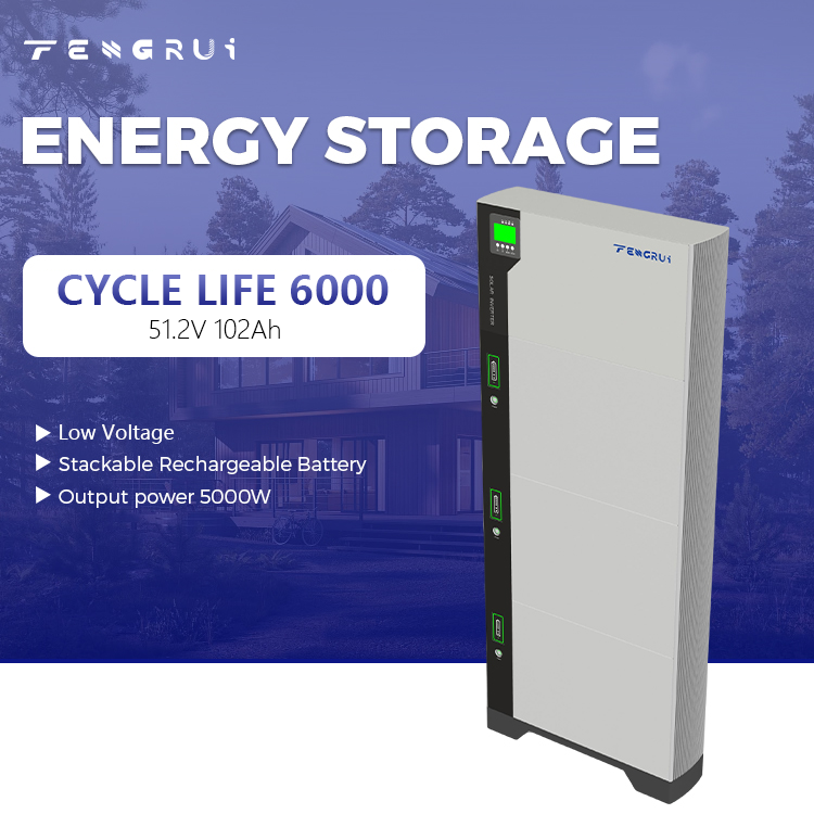 Residential Home Energy Storage System 51.2V 5.22-10.44-15.66-20.88kWh Floor Standing LiFePO4 Battery Stackable LFP ESS