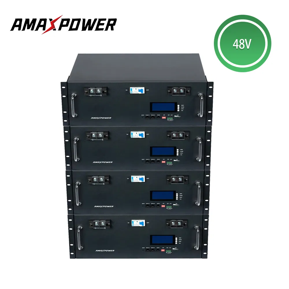Advanced Technology 48V/51.2V 5/10kwh Rack-Mounted Using Lithium Ion Pack LiFePO4 Battery for Smart Solar Energy Storage and Back-up Power Management