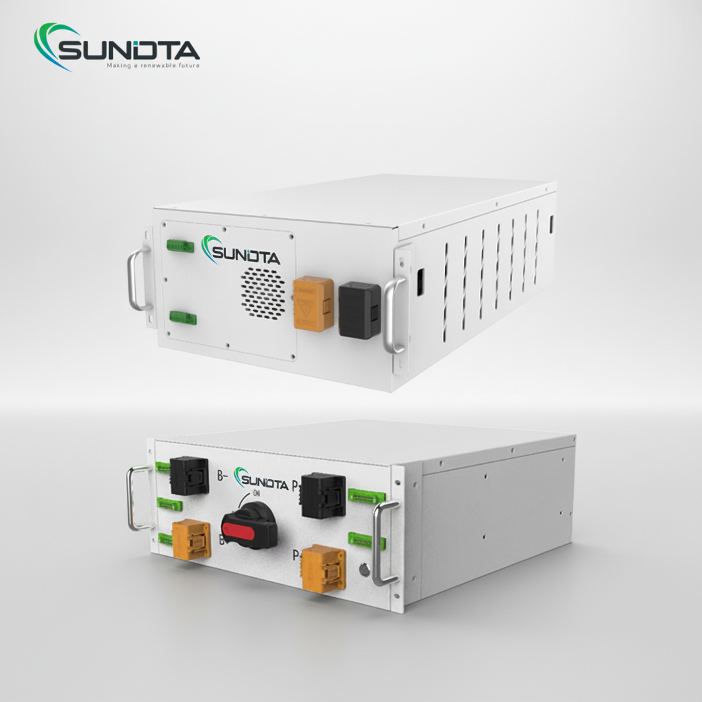 Solar Battery 51.2v 280ah 40kwh 50kwh 100kwh HV High Voltage LiFePO4 Lithium Battery for Commercial on Grid Energy Storage