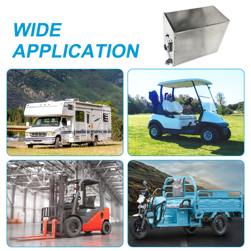 Custom 12V 24V 36V 48V 52V 60V 72V 30Ah-200Ah LiFePO4 Electric Vehicle Battery Pack for Rv Camper Golf Cart Motorcycle