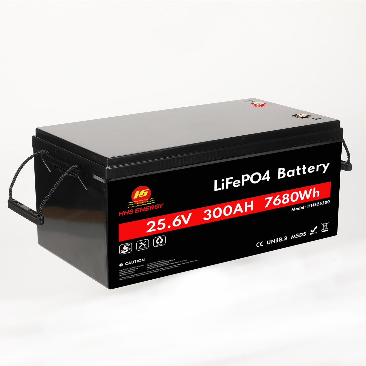 24V 280Ah Self-Heating LiFePO4 Lithium Battery 25.6V 300AH 200AH 100AH with Bluetooth for RV Marine Solar Home Energy Storage