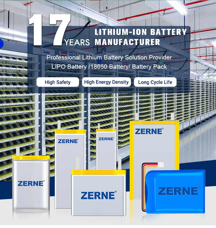Lithium polymer battery main view