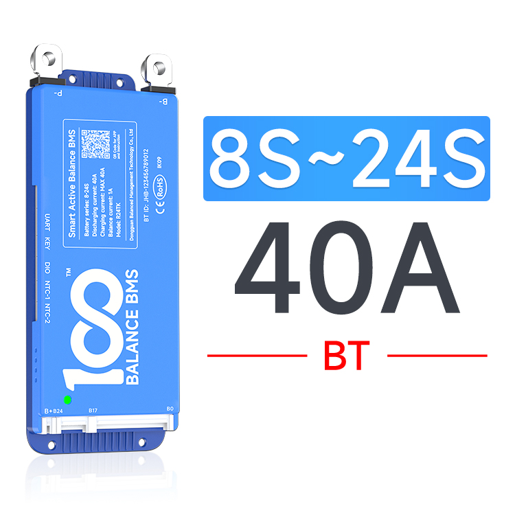 Dongguan Manufacturer Lithium BMS 4s 8s 10s 17s 24s 24V 84V 60A 40A Smart Battery Management System BMS for E-Bike