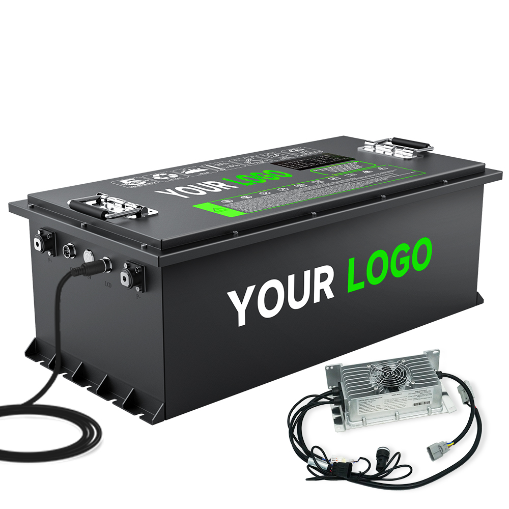 Factory Custom LiFePO4 Golf Cart Batteries 36V 48V 72V 96V 100Ah 200Ah 300Ah Lithium Ion Battery Packs for Golf Cart