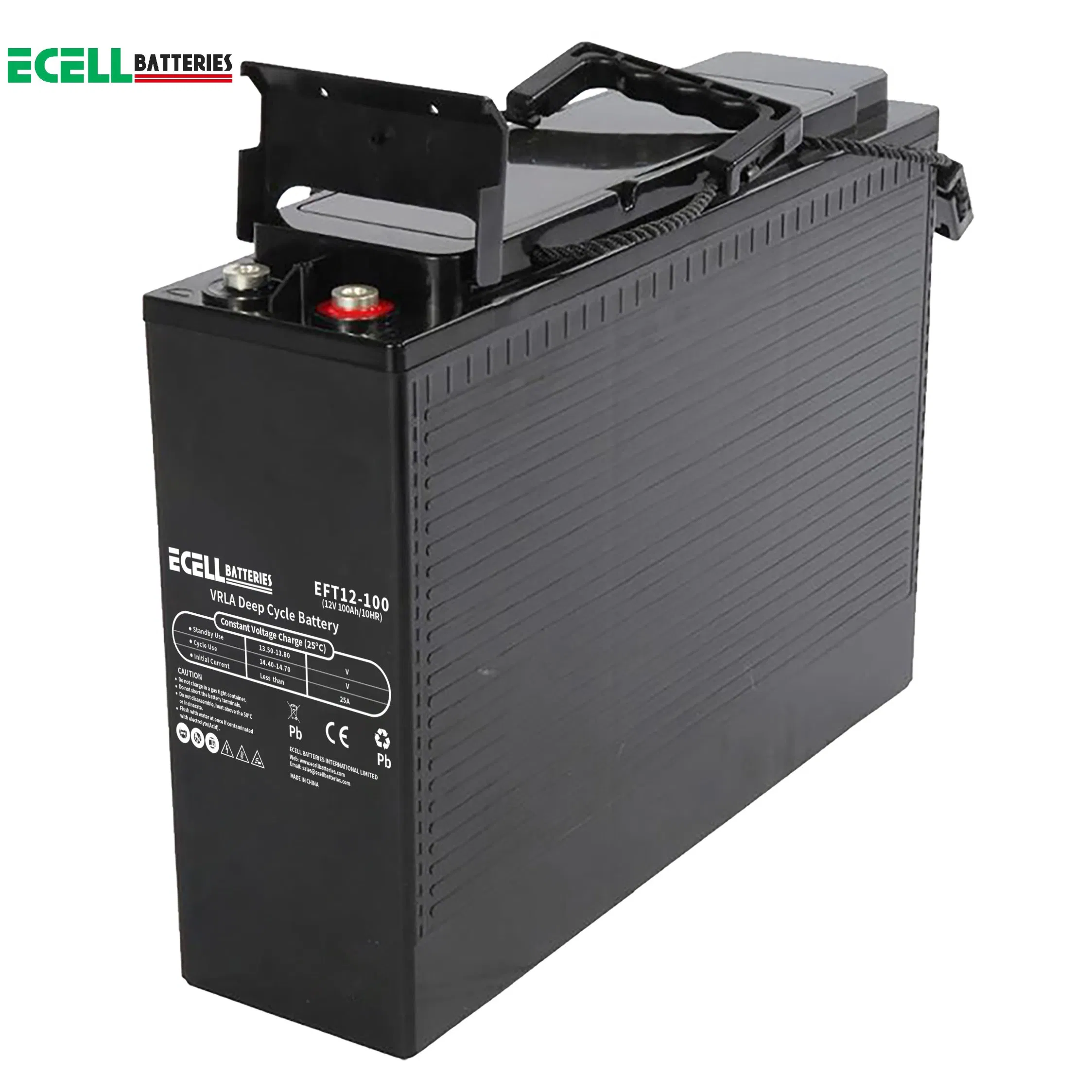 Reliable 12V 80ah Lead-Acid Front Terminal Battery Built for Mission-Critical Telecommunications Infrastructure