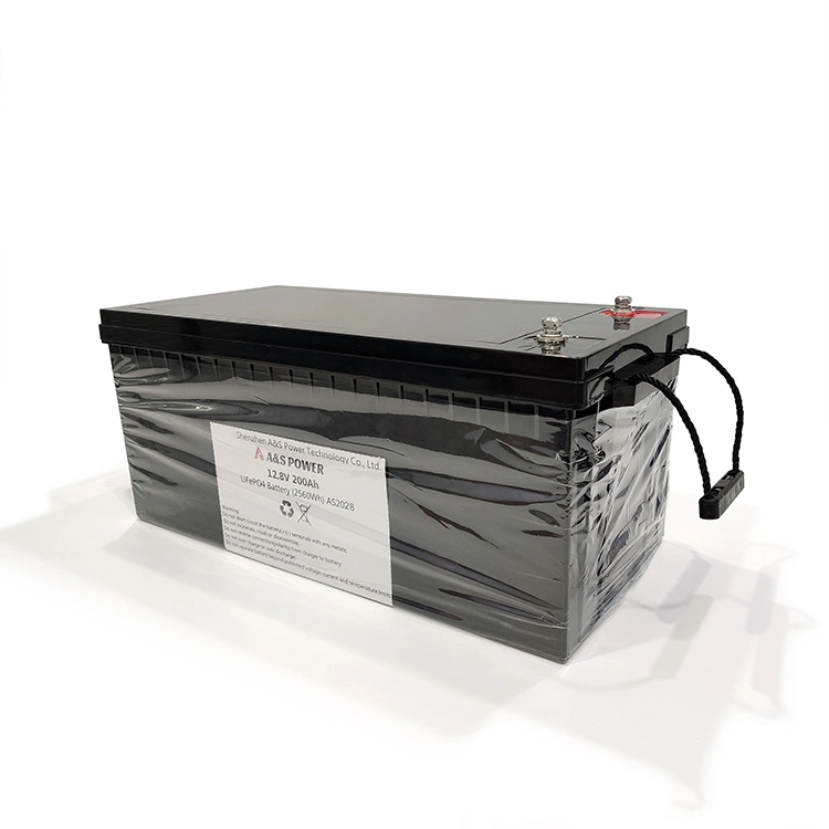 2000 Cycles Lithium Iron Phosphate Battery12V 12.8V 200ah LiFePO4 Battery for Marine/RC/Trailer/Camper/Yacht