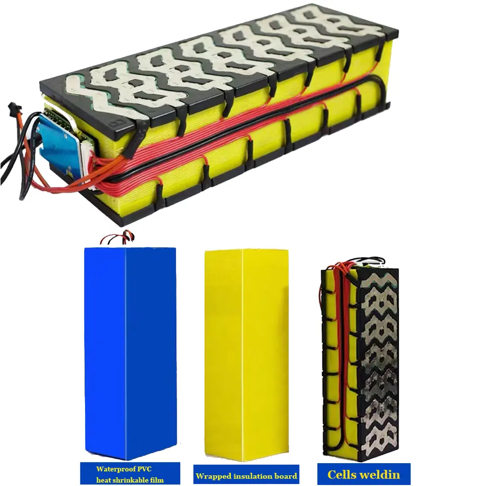 Rechargeable High Quality 24v 36v 48v 60v 72v 10ah 20ah 30ah 50ah Lithium Battery Pack Suitable for Scooter Ebike