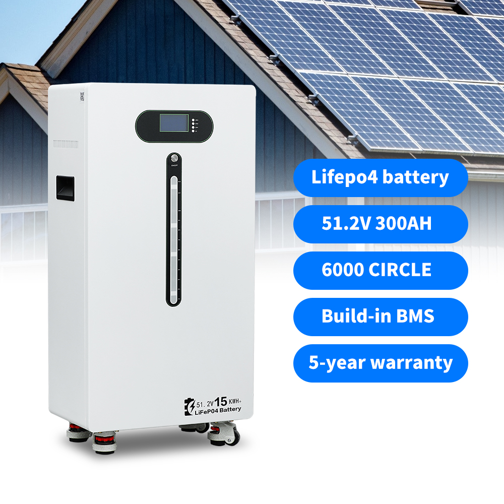 15kwh 16kwh LiFePO4 Home Solar Energy System LiFePO4 48V 280ah 300ah 314ah Storage Lithium Battery with LED