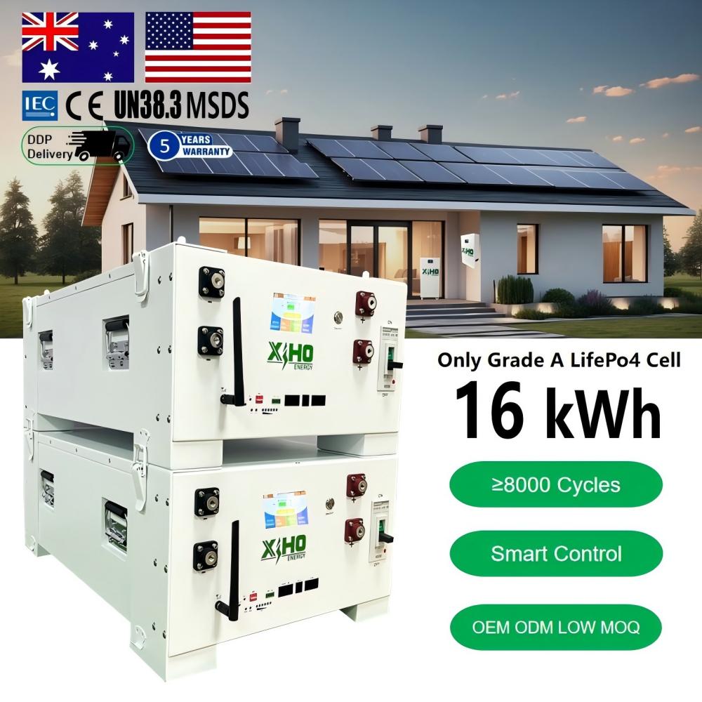 Starmax 51.2V 48V 314Ah 280Ah Grade A+ Lifepo4 Battery Cells 15kWh 16Kwh Stackable Solar Home Energy Storage System
