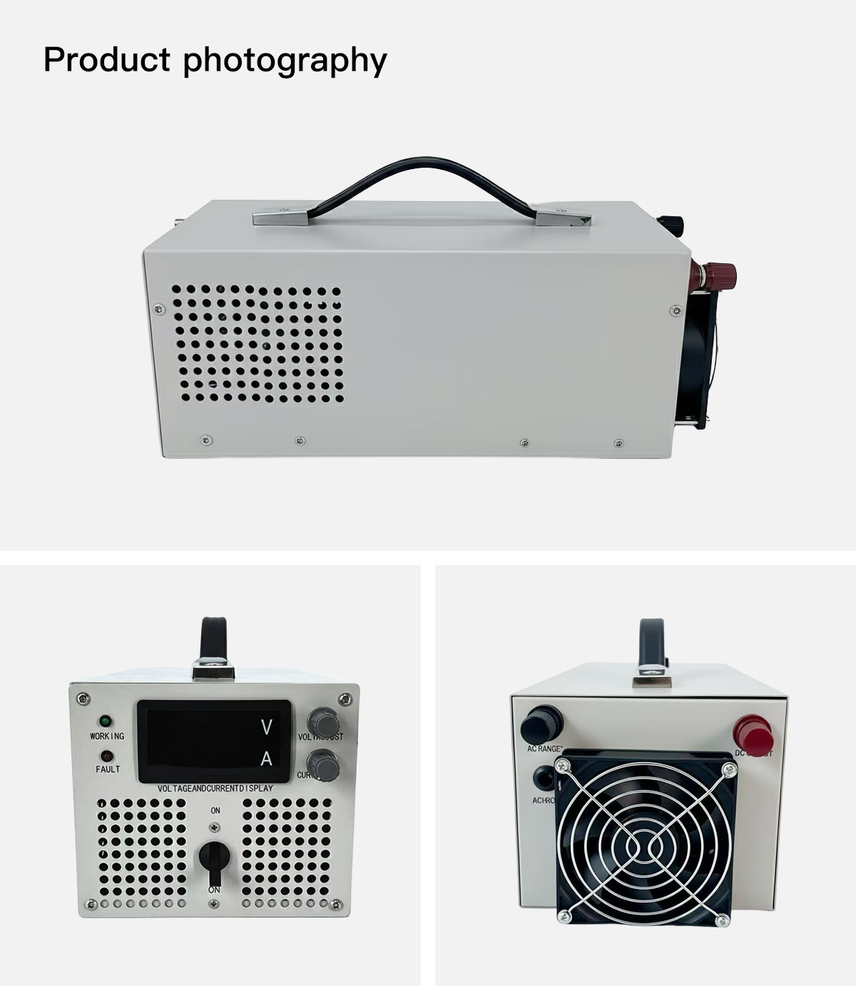 Output 110V-1500W AC-DC Adjustable Switching Power Supply Industry Use High Stability Single 88-89% Efficiency 1 Year Warranty