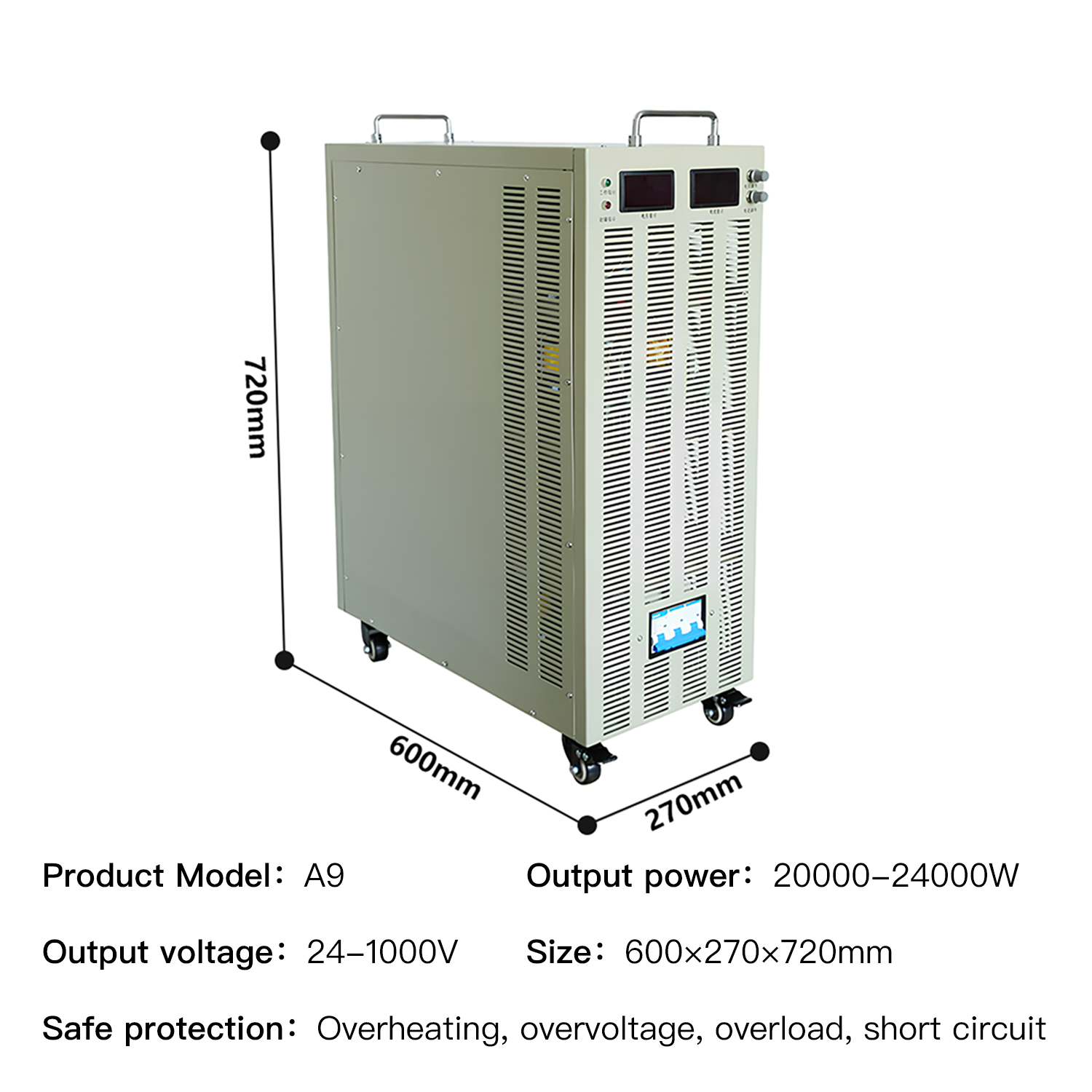 24000W AC-DC Adjustable Voltage Regulating Switching Power Supply with 24V-1000V Options Single Output 50/60Hz