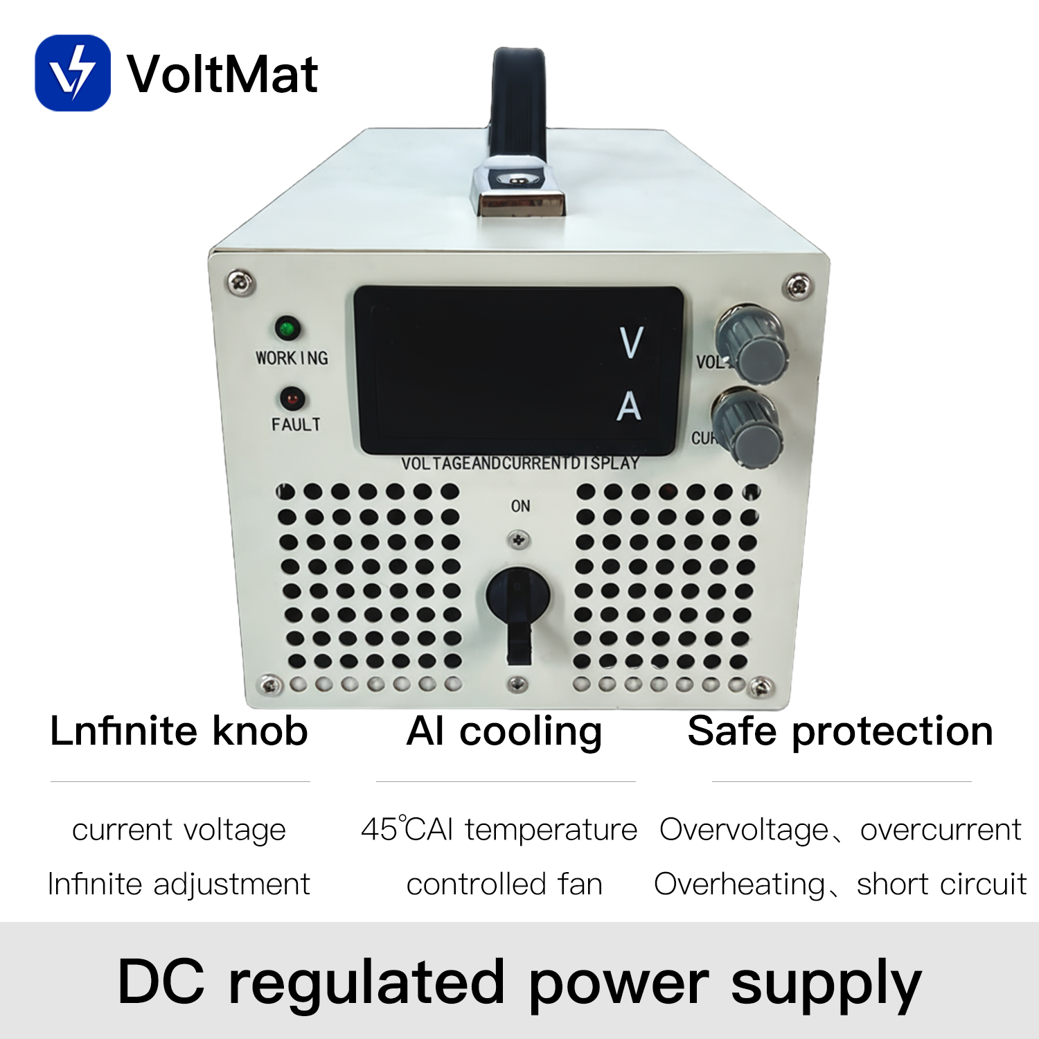 Output 110V-2000W High-Power DC Stabilized Switching Power Supply (Industrial Grade) with 12V-600V Voltage Option