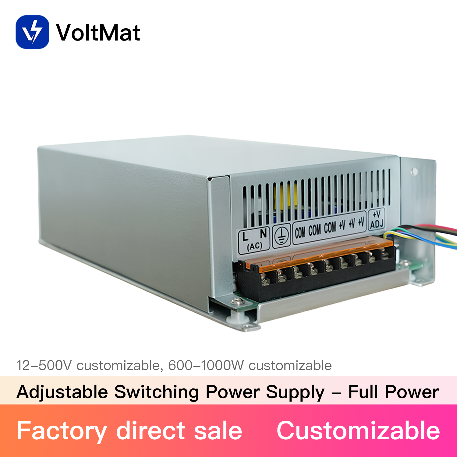 50V 700W-1000W Single Output Switching Regulated Industrial DC Power Supply with High Stability and Reliability