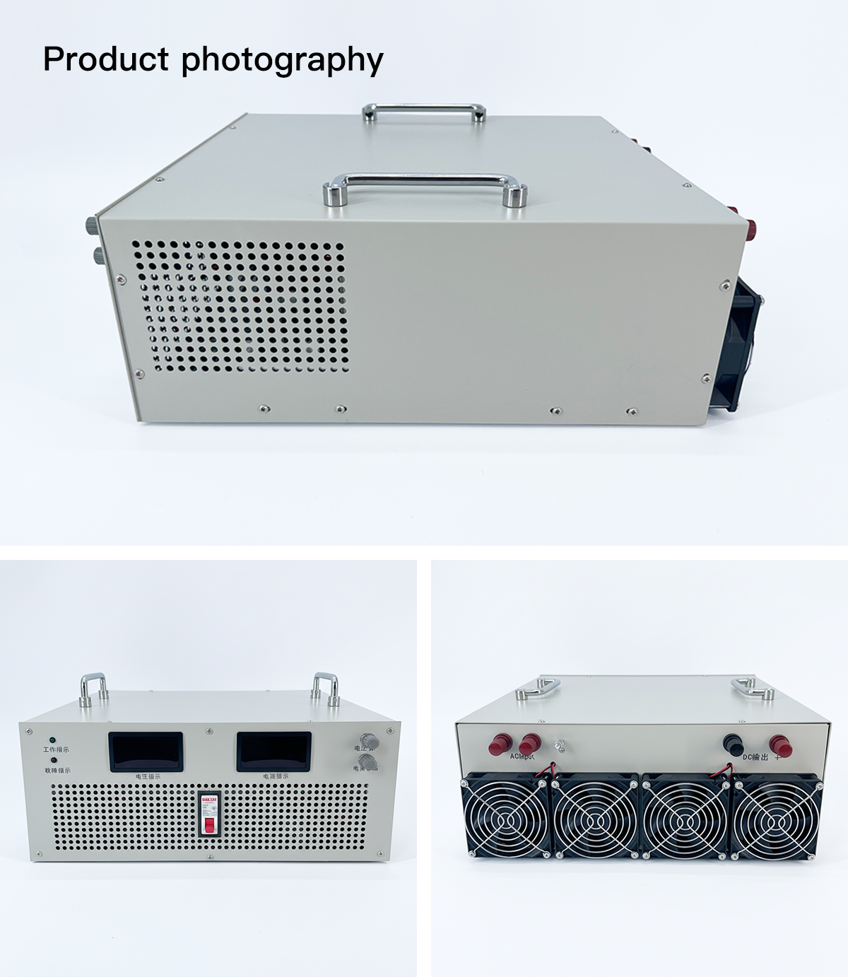 Adjustable Regulated Single Output Industrial AC-DC Power Supply High Precision High Stability DC Efficiency 88-89% 1 Year